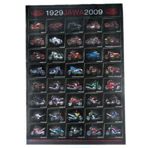 Plakát JAWA 1929-2009 - LIMITOVANÁ EDICE - POSLEDNÍ KUSY
